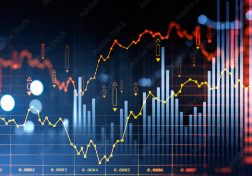 chart showing growing profits