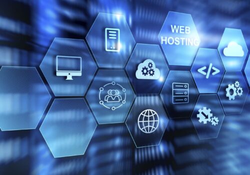 website-hosting-concept-with-bright-light