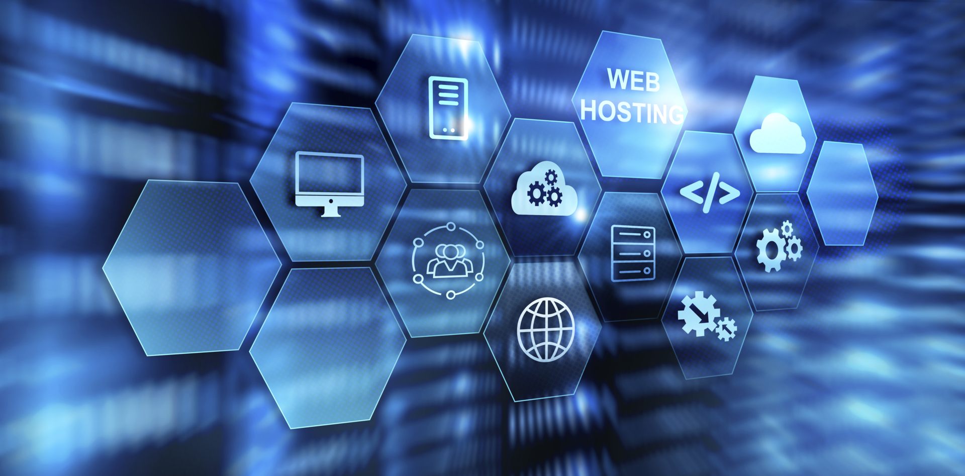 website-hosting-concept-with-bright-light